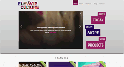 Desktop Screenshot of elevateculture.org